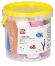 KNORR prandell Set de pâte à modeler, en seau de 700 g